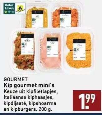 ALDI GOURMET Kip gourmet mini's aanbieding