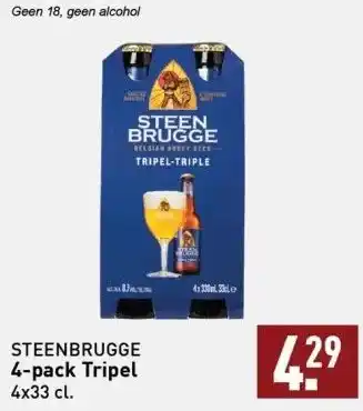 ALDI Steenbrugge 4-pack tripel aanbieding