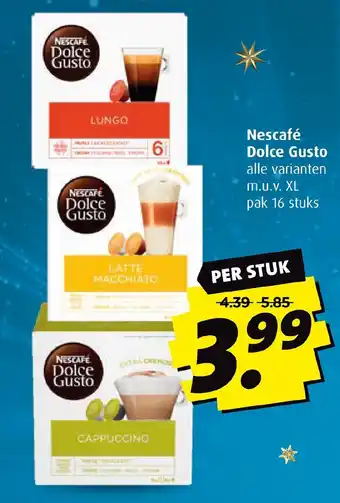 Boni Nescafé Dolce Gusto aanbieding