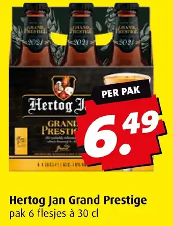 Boni Hertog Jan Grand Prestige pak 6 flesjes à 30 cl aanbieding