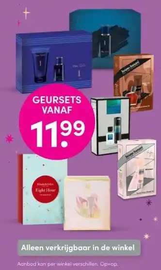 DA Geursets aanbieding