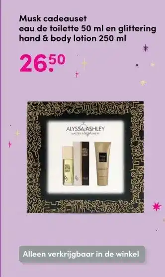 DA Musk cadeauset aanbieding