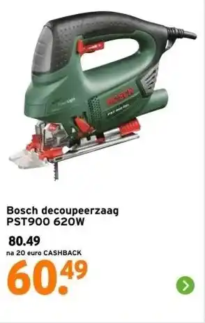 GAMMA Bosch decoupeerzaag pst900 620w aanbieding