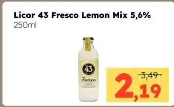 Ochama Licor 43 fresco lemon mix 5,6% 250ml aanbieding