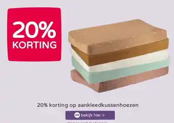 Prenatal aankleedkussenhoezen aanbieding