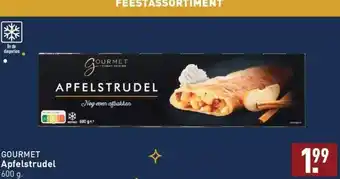 ALDI Gourmet apfelstrudel 600 g. aanbieding