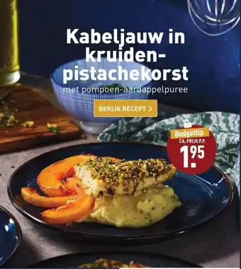 ALDI Kabeljauw in kruiden-pistachekorst aanbieding