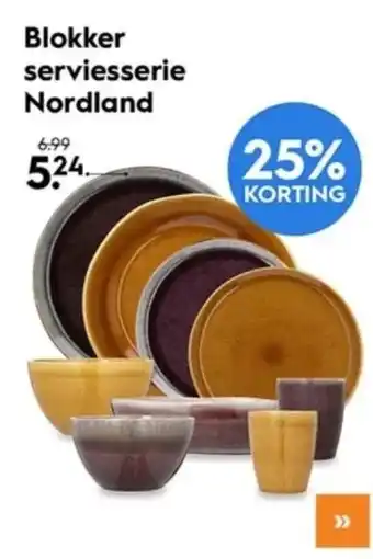 Blokker Blokker serviesserie nordland aanbieding