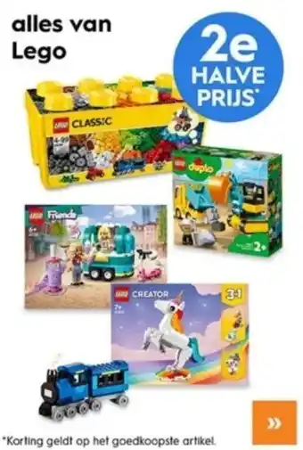 Blokker Alles van lego aanbieding