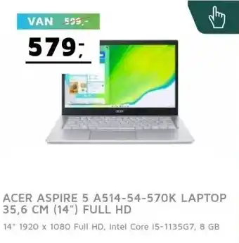 Digitotaal Acer aspire 5 a514-54-570k laptop 35,6 cm (14) full hd aanbieding