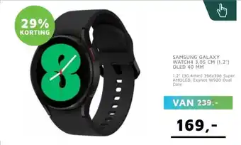 Digitotaal Samsung galaxy watch4 3,05 cm (1.2) oled 40 mm aanbieding