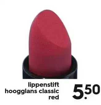 HEMA Lippenstift hoogglans classic red aanbieding