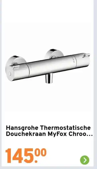 GAMMA Hansgrohe Thermostatische Douchekraan MyFox Chroo... aanbieding