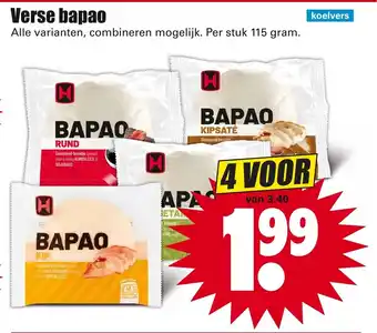 Dirk Verse Bapao 115 gram aanbieding