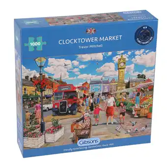 Top1Toys Puzzel  gibsons 1000 stuk clocktower market aanbieding