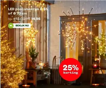 Welkoop Led poolsterren 045 of ø 70 cm aanbieding