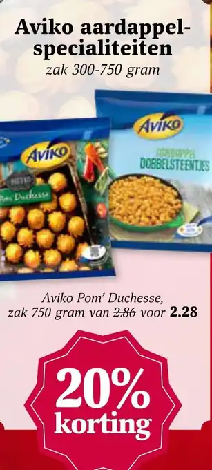 Boon`s Markt Aviko aardappel- specialiteiten aanbieding