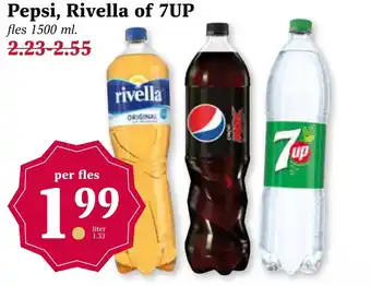 Boon`s Markt Pepsi, rivella of 7up aanbieding