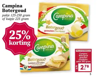 Boon`s Markt Campina botergoud aanbieding