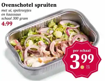 MCD Supermarkt Ovenschotel spruiten aanbieding