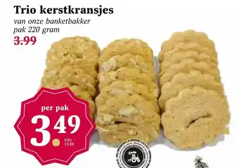 MCD Supermarkt Trio kerstkransjes aanbieding