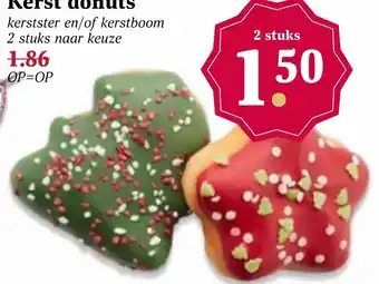 MCD Supermarkt Kerst donuts aanbieding