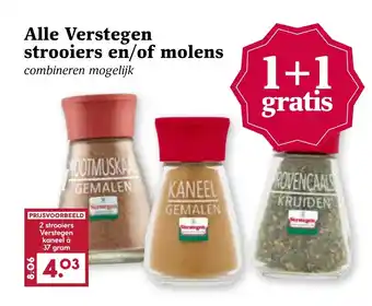 MCD Supermarkt Alle verstegen strooiers en/of molens aanbieding