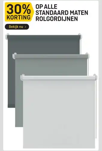 Hubo Rolgordijnen aanbieding