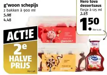 Poiesz G'woon schepijs aanbieding