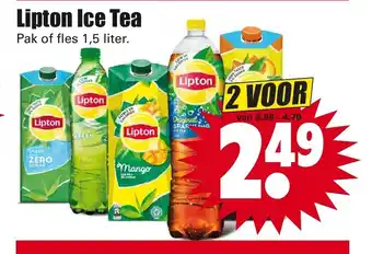 Dirk Lipton Ice Tea 1,5 liter aanbieding