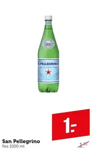 Coop San pellegrino aanbieding