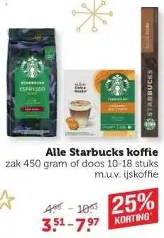 Coop Alle starbucks koffie aanbieding