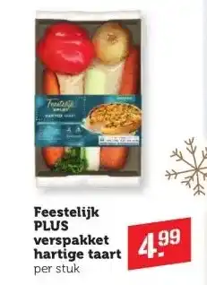 Coop Feestelijk plus hartige taart aanbieding