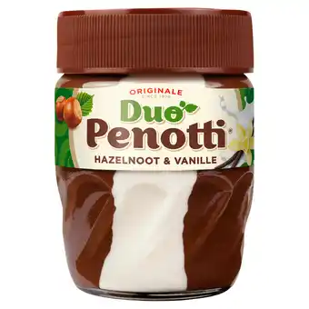 Jumbo Duo penotti hazelnoot & vanille 225g aanbieding