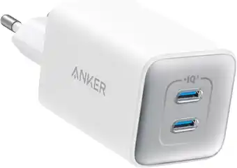 Amazon Anker usb c-oplader 47 w, 523 oplader (nano 3), compact met 2 poorten gan snellader voor iphone 15/15 plus/15 pro/15 pro max/ aanbieding