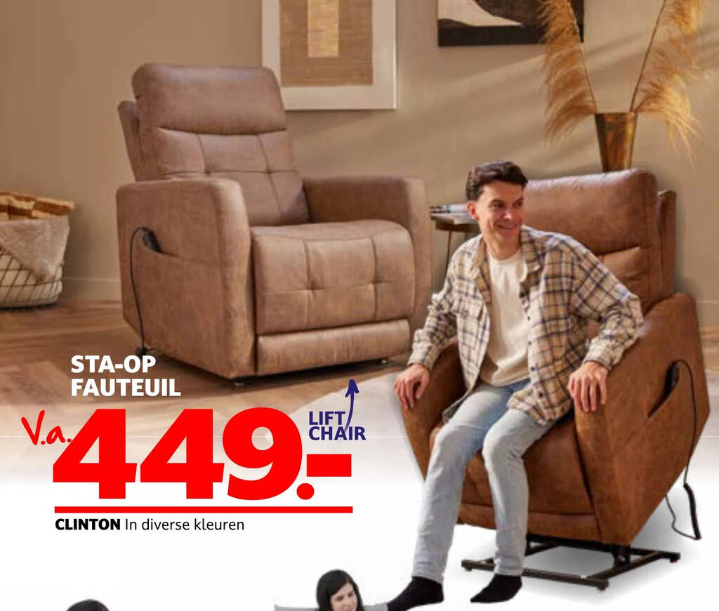 Staop fauteuil aanbieding bij Seats and Sofas