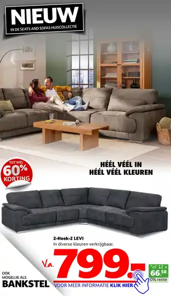 Seats and Sofas 2-hoek-2 levi aanbieding