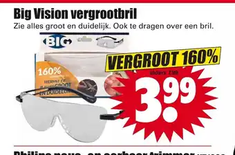 Dirk Big Vision Vergrootbril aanbieding