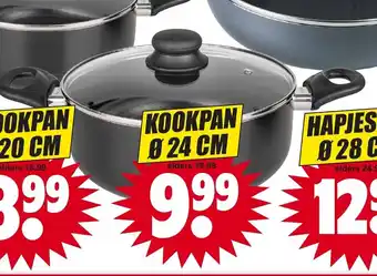 Dirk Brabantia Hapjes-of Kookpan 24cm aanbieding