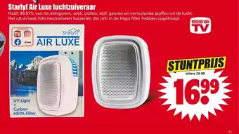 Dirk Starlyf Air Luxe Luchtzuiveraar aanbieding