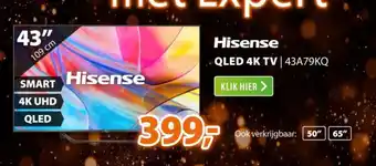 Expert QLED 4K TV 43A79KQ 43cm aanbieding