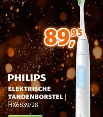 Expert ELEKTRISCHE TANDENBORSTEL HX6839 28 aanbieding