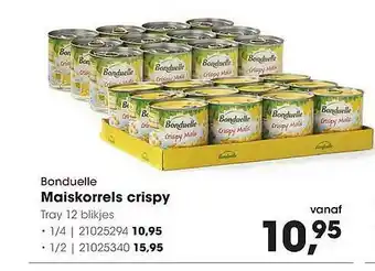 HANOS Bonduelle Maiskorrels Crispy ¼ Of ½ aanbieding