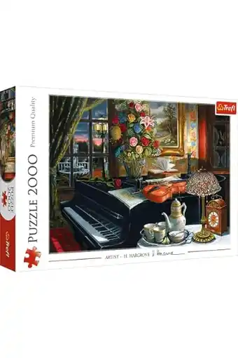 Amazon Trefl, Puzzel, Muziekgeluiden, 2000 stukjes, Instrumenten, Interieur, Muziek, Creatief Spelen, Kleurrijke Puzzel, Stressreduc aanbieding