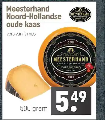 Dagwinkel Meesterhand Noord-Hollandse Oud Kaas aanbieding