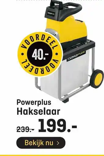 Hubo Powerplus Hakselaar aanbieding