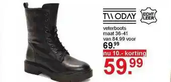 Scapino Twoday Vetervoots 10.- Korting aanbieding