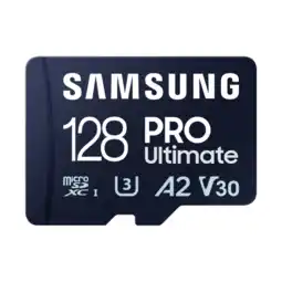 MediaMarkt Samsung samsung pro ultimate – micro sd kaart 128 gb 200 & 130 mb/s inclusief adapter aanbieding