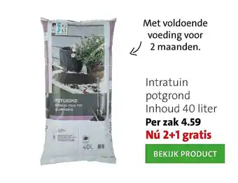 Intratuin Intratuin Potgrond 2+1 Gratis aanbieding