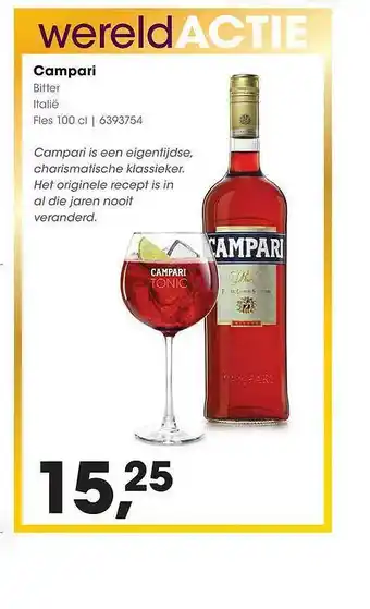 HANOS Campari Bitter aanbieding